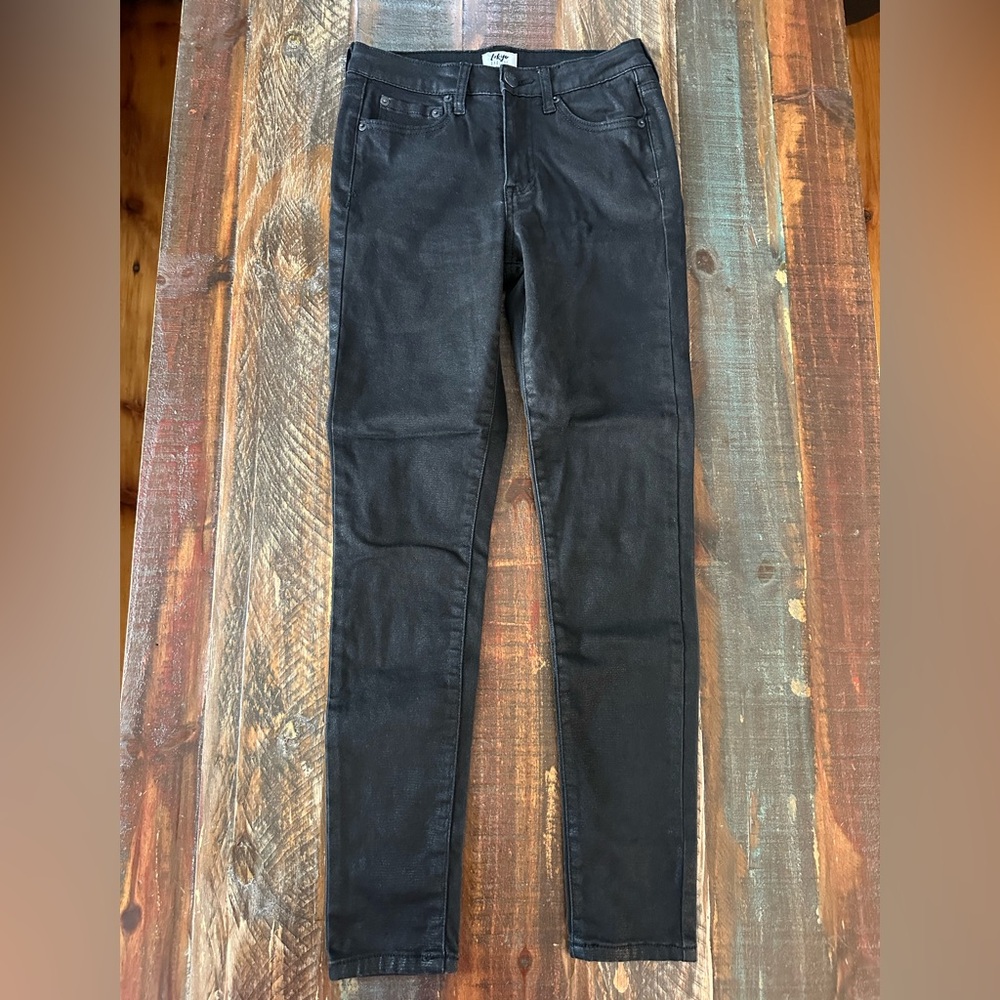 Tokyo Darling Women’s 2R Jeans Black High Waisted Shimmery Jegging | SKU 0645